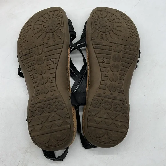 Bearpaw Black Suede Sandal Size 9. BSN2679D - Picture 6 of 8